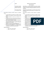 Balanceo de Ecuaciones Químicas METODO ALGEBRAICO