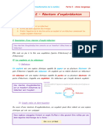 Chapitre 2 - Réactions D'oxydo-Réduction