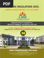 r22 Cse Aiml Course Structure Syllabus