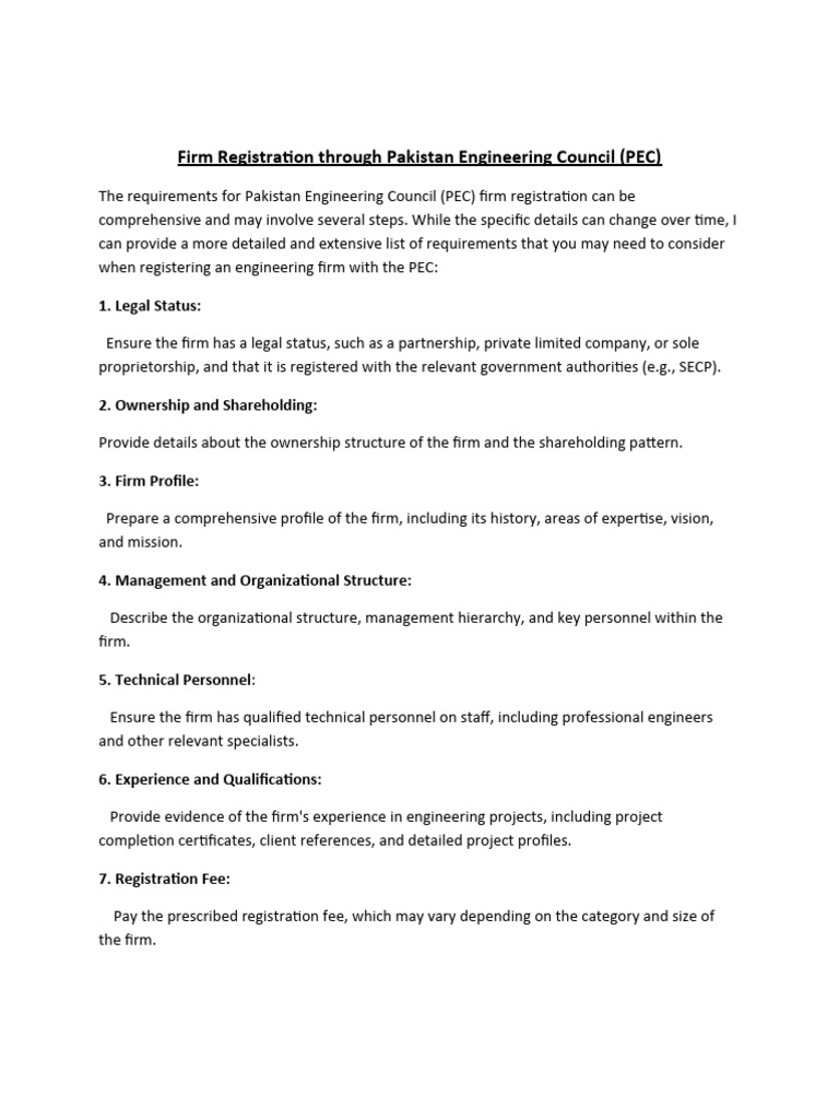 firm-registration-through-pakistan-engineering-council-pdf