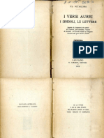 Pitagora - I Versi Aurei - I Simboli e Le Lettere