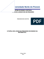 Portfólio Gestão Do Projeto Educativo REGIANE 5° Semestre - UNOPAR