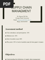 Supply Chain Managment - Chapter 1 2