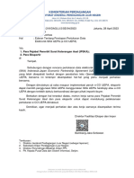 SE 219 - TIMKABDAKA - Surat Edaran Tentang Pilot Project E-Form IJEPA