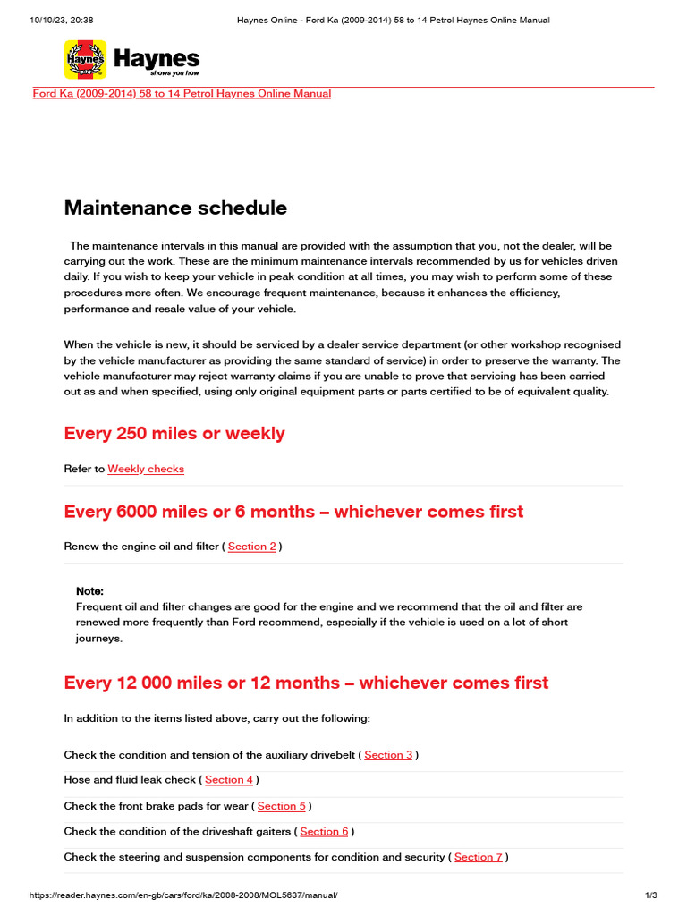 2016 FORD EXPLORER MAINTENANCE SCHEDULE PDF FREE DOWNLOAD visual data 4