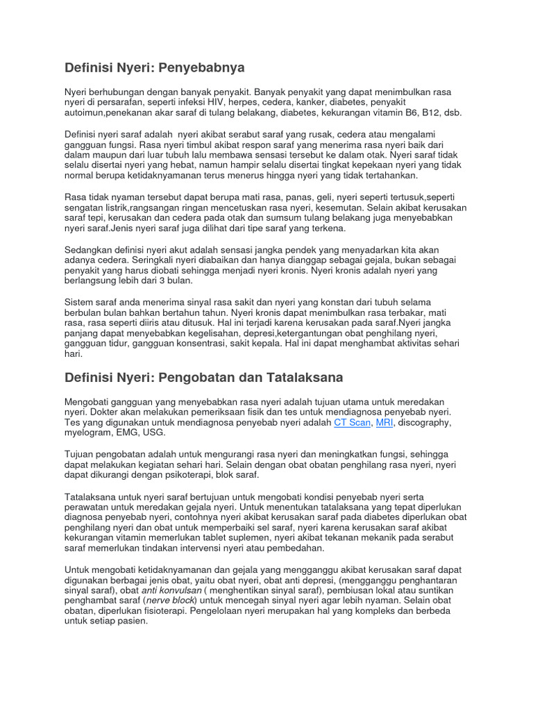 Definisi Nyeri PDF
