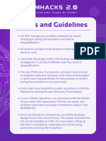 Rules and Guidelines