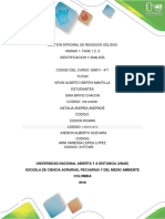 Gestion Integral de Residuos Solido Fase, 1,2,3Grupo358011A - 471