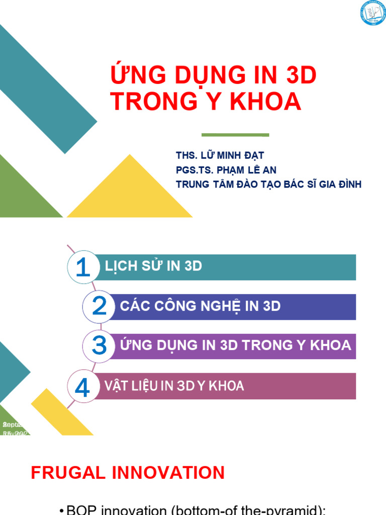 THS Đ T NG D NG in 3D Trong y Khoa | PDF