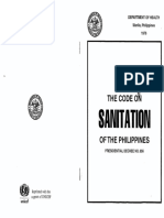 PD 856 - Sanitation Code of The Hilippines