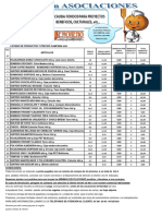 Tarifa Asociaciones 2023