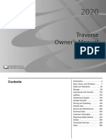 2020 Chevrolet Traverse Owners Manual English