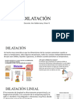 Sesión DILATACIÓN