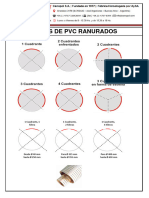 Caño de PVC Ranurado