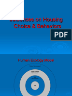 Lesson 3 Influences On Housing Choice & Behaviors