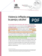 El Consumo de Alcohol Como Factor de Riesgo de La Violencia Contra La Mujer y La Familia