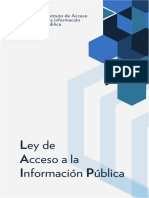 Ley de Acceso A La Información Pública