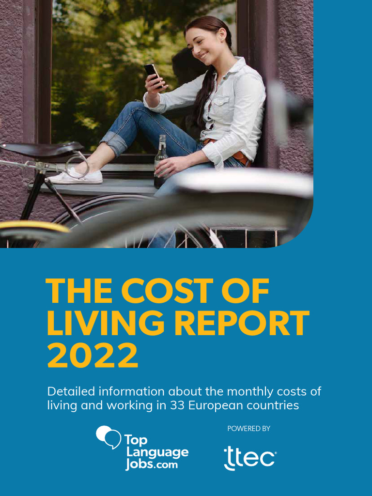 Cost of Living Report 2022 PDF Cost Of Living Index (Economics)