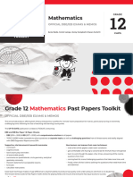 GR 12 Maths Past Papers Toolkit Extracts