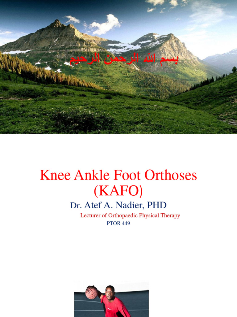 KAFO | PDF | Knee | Anatomical Terms Of Motion
