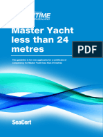 Master Yacht Less Than 24 Metres MNZ Guideline