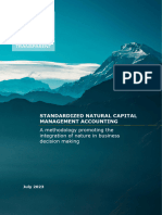Standarized Natural Capital Management Accounting