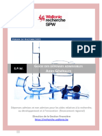 Guide Des Dépenses Admissibles - Aides Générales - 20211008