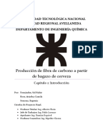 Producción de Fibra de Carbono a Partir de Bagazo de Cerveza - Somoza Eugenia