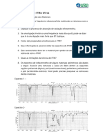 Lista FTIR e UV-vis