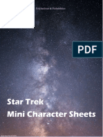 Star Trek Adventures Mini Character Sheets