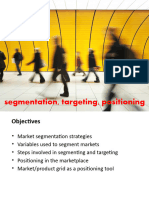 MKTG260 Mod4 Segmentation Targeting Positioning