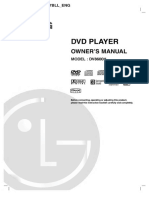 LG DVD Player DV8600E1CH - HA7BLL - D0029C