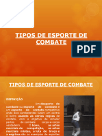 Tipos de Esporte de Combate