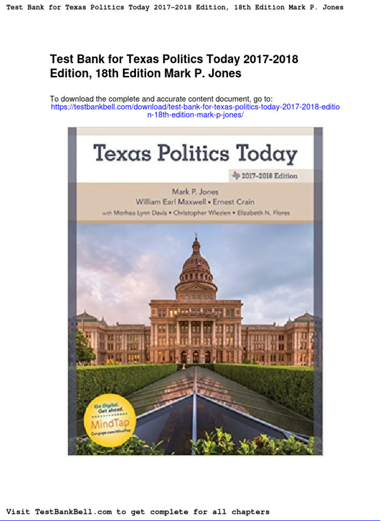 Practicing Texas Politics, Enhanced (Mindtap Course List