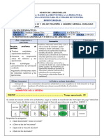 Matemática de Fracción A Número Decimal