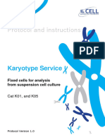 Karyotype Analysis Protocol Instructions For Fixed Samples From Suspension Cell Cultures