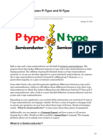 Differences Between P Type and N Type Semiconductor