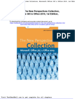 Test Bank For The New Perspectives Collection Microsoft Office 365 Office 2019 1st Edition Patrick Carey Download