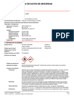 MSDS de Detector de Humo