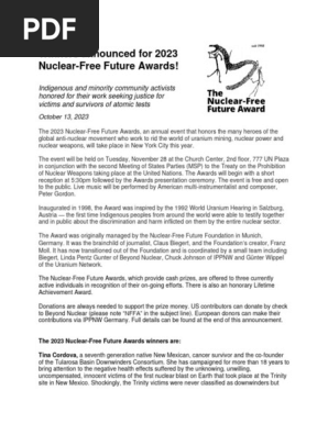 NFAA 2023 Announcement