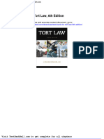 Test Bank For Tort Law 6th Edition Download