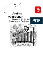 Araling Panlipunan: Quarter 2, WK 8 - Module 11