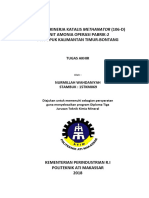 Evaluasi Kinerja Katalis Methanator (106-D) Unit Amonia Operasi Pabrik-2 Pt. Pupuk Kalimantan Timur-Bontang