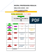 6° e 7° ANOS (RIDALVA) - INTERCLASSE 2023 (VESPERTINO)