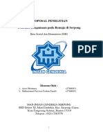 Toleransi Keagamaan Pada Remaja Di Serpong - Azza Mumtaza Dan Muhammad Fawwaz Farhan Farabi - XI IPS 2-1