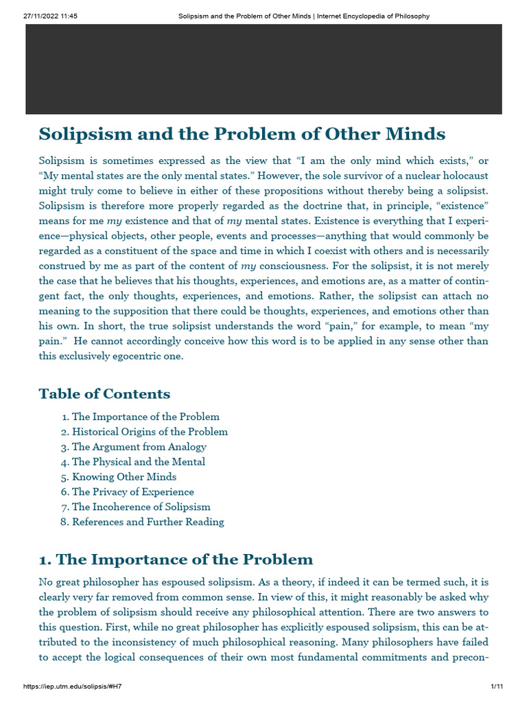 Leetcode Practice Problem Of Other Minds