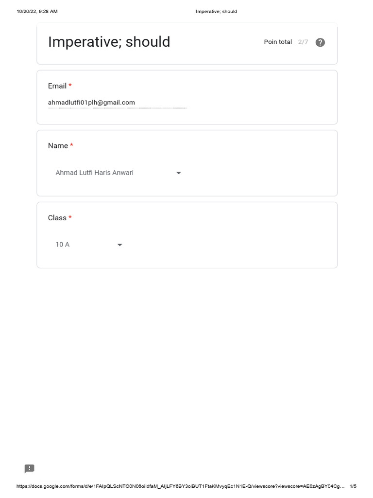 Imperative; Should | Imperative Grammar Structure (with example ...
