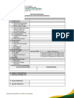 Detailed Proposal Format For Institutional Development (Research Facilities Development)