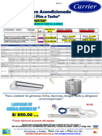 Carrier Inverter Piso o Techo 04.07.23