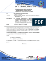 INFORME N°008 - REQUERIMIENTO DE PÓLIZA DE SEGURO DE MOC PERSONAL TECNICO (PENSIONES-SALUD).